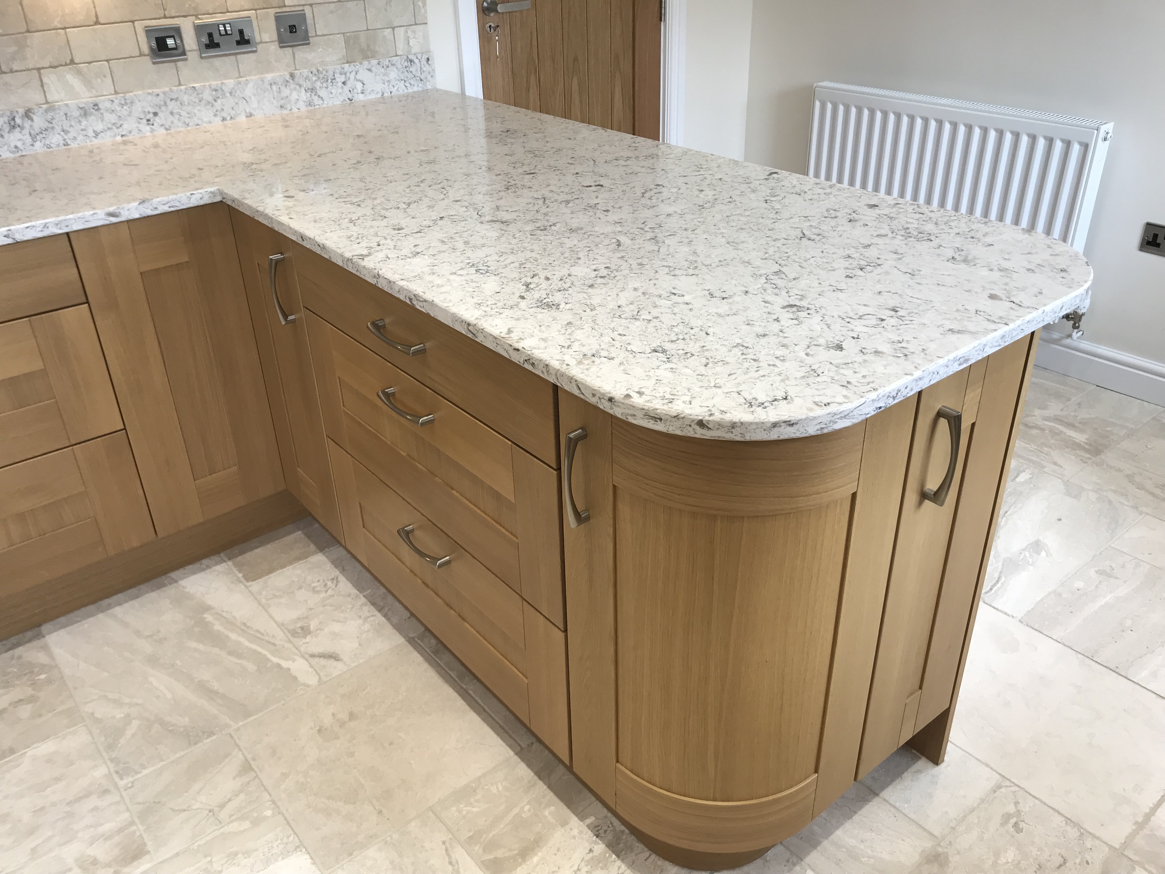 Complete Bespoke Kitchen Design And Manufacture With Integrated Curved ...